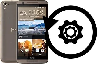 How to reset or restore a HTC One E9s dual sim