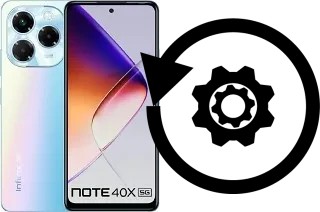 How to reset or restore an Infinix Note 40X 5G