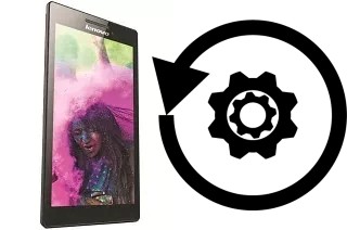 How to reset or restore a Lenovo Tab 2 A7-10