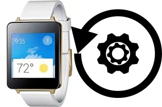 How to reset or restore a LG G Watch W100