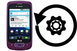 How to reset or restore a LG Optimus T