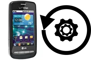 How to reset or restore a LG Vortex VS660