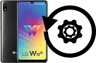 How to reset or restore a LG W10 Alpha