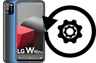 How to reset or restore a LG W41+