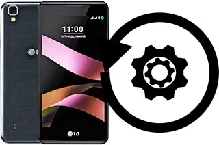 How to reset or restore a LG X style