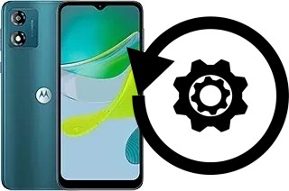 How to reset or restore a Motorola Moto E13