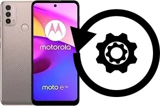 How to reset or restore a Motorola Moto E40