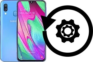 How to reset or restore a Samsung Galaxy A40