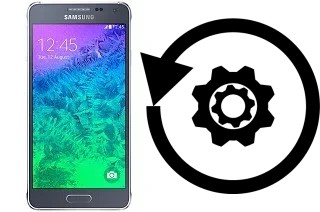 How to reset or restore a Samsung Galaxy Alpha (S801)