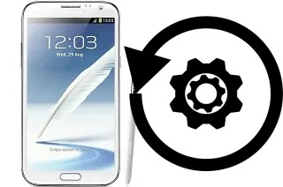 How to reset or restore a Samsung Galaxy Note II N7100