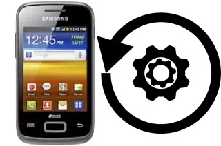 How to reset or restore a Samsung Galaxy Y Duos S6102