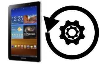 How to reset or restore a Samsung P6800 Galaxy Tab 7.7