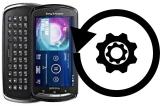 How to reset or restore a Sony Ericsson Xperia pro