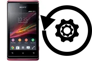 How to reset or restore a Sony Xperia E