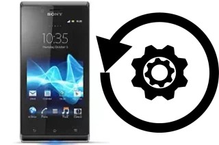 How to reset or restore a Sony Xperia J