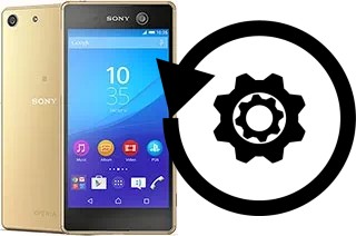 How to reset or restore a Sony Xperia M5 Dual