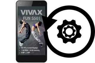 How to reset or restore a Vivax Fun S501