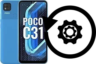 How to reset or restore a Xiaomi Poco C31