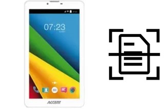 Scan document on an Accent Fast 7 4G