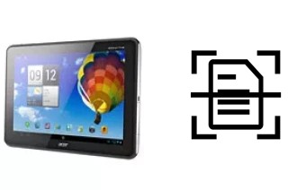 Scan document on an Acer Iconia Tab A511