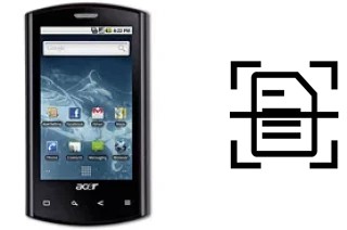 Scan document on an Acer Liquid E