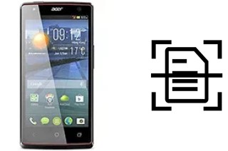 Scan document on an Acer Liquid E3 Duo Plus