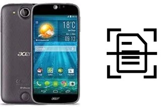 Scan document on an Acer Liquid Jade S