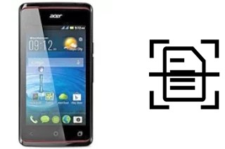 Scan document on an Acer Liquid Z200