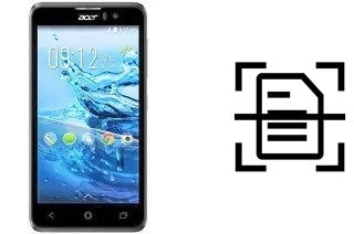 Scan document on an Acer Liquid Z520