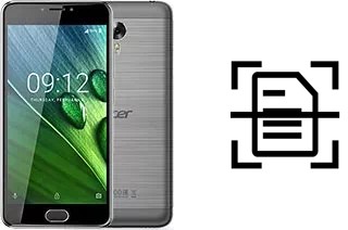 Scan document on an Acer Liquid Z6 Plus