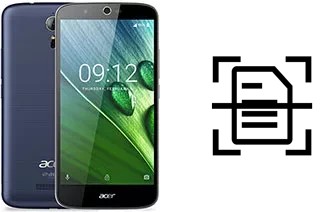 Scan document on an Acer Liquid Zest Plus