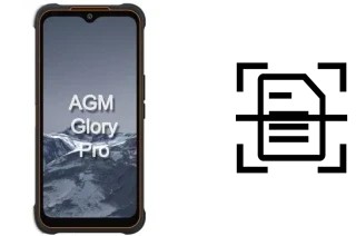 Scan document on an AGM GLORY PRO