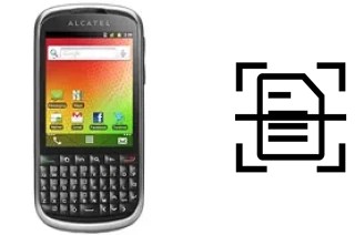 Scan document on an alcatel OT-915