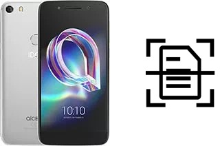 Scan document on an alcatel Idol 5