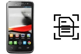 Scan document on an alcatel Evolve