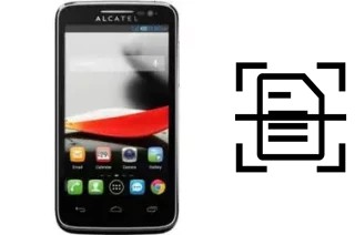 Scan document on an Alcatel OneTouch Evolve