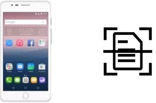 Scan document on an Alcatel OneTouch Pop Up
