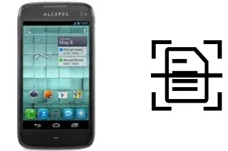 Scan document on an alcatel OT-997D