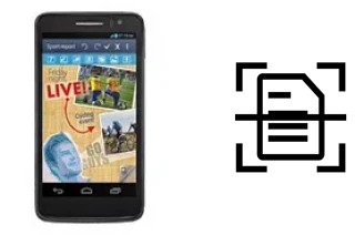 Scan document on an alcatel One Touch Scribe HD