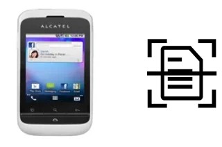 Scan document on an alcatel OT-903