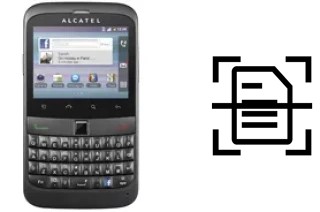 Scan document on an alcatel OT-916