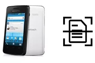 Scan document on an alcatel One Touch Pixi