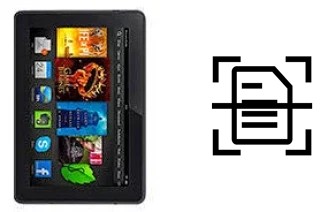 Scan document on an Amazon Kindle Fire HDX