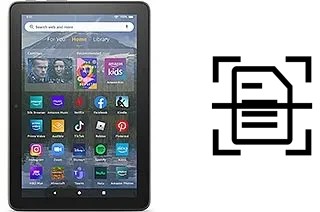 Scan document on an Amazon Fire HD 8 Plus (2022)