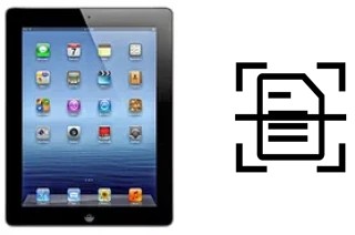 Scan document on an Apple iPad 3 Wi-Fi