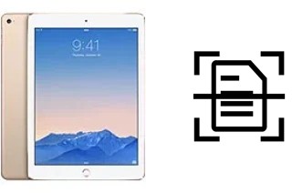 Scan document on an Apple iPad Air 2