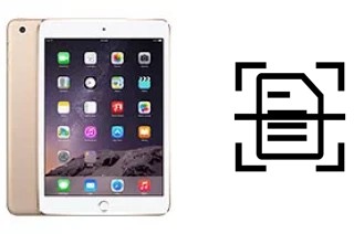 Scan document on an Apple iPad mini 3