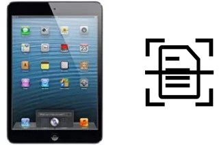 Scan document on an Apple iPad mini Wi-Fi + Cellular