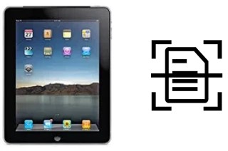 Scan document on an Apple iPad Wi-Fi + 3G