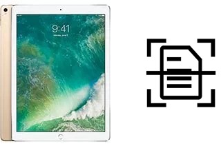 Scan document on an Apple iPad Pro 12.9